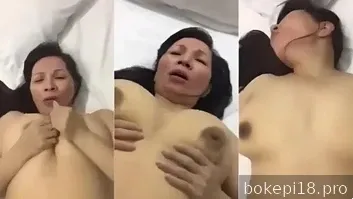 Gadis pesawat berpayudara besar itu menelepon suaminya karena saking bahagianya